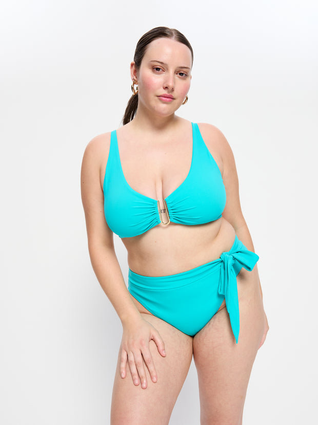 Swim Molokai Hi Waist Tie Bottom High