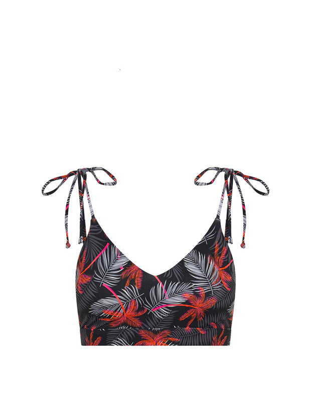 Teen Swimwear Tie Shoulder Crop Top