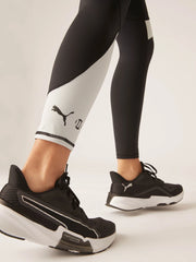 PUMA X Modibodi 7/8 Recycled Active Legging Moderate-Heavy Black MODERATE-HEAVY ABSORBENCY ColourBlack/Grey